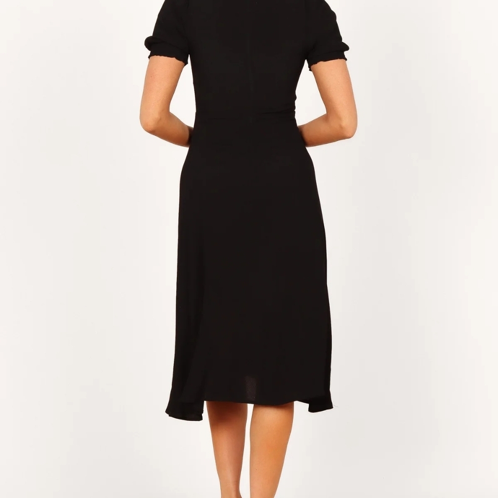 Petal & Pup Black Midi Dress - Picture 2 of 3